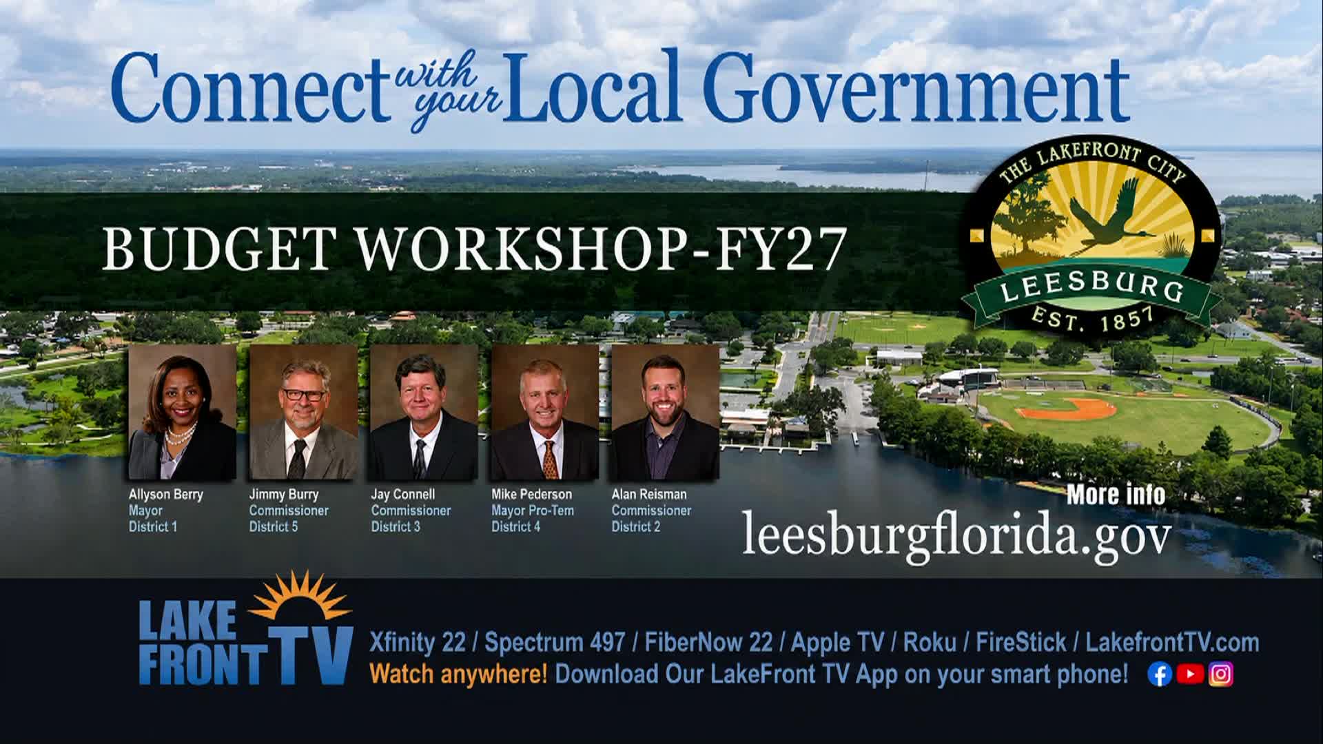 City of Leesburg Budget Workshop July 14, 2026
